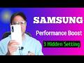 Samsung Performance Boost: Protect from malware & improve performance 3 Hidden Settings