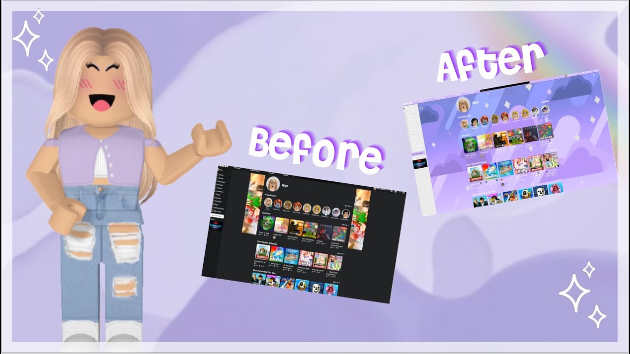 new roblox homepage