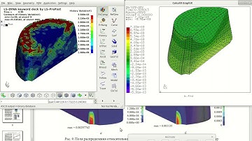 Gurson Tveergaard Needleman model compression test comparison with CalculiX, LS-Dyna and QForm