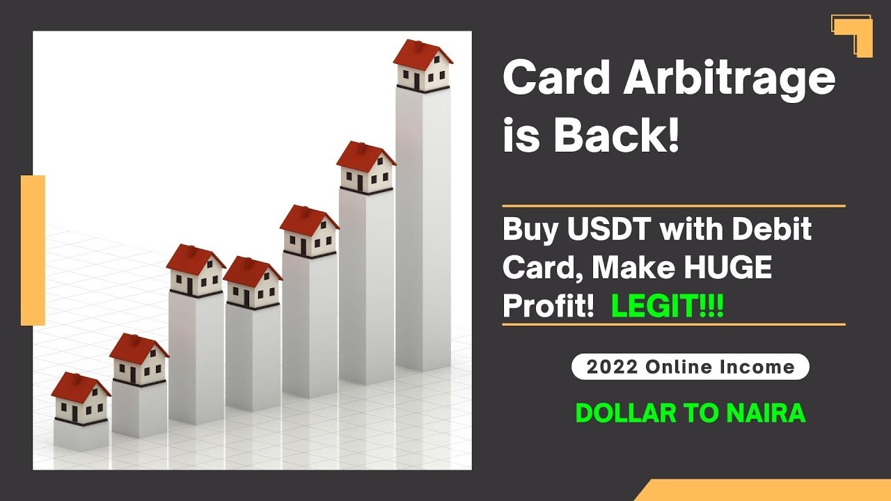 Card Arbitrage is Back! 2022 Buy USDT with Debit Card, Make HUGE Profit ...