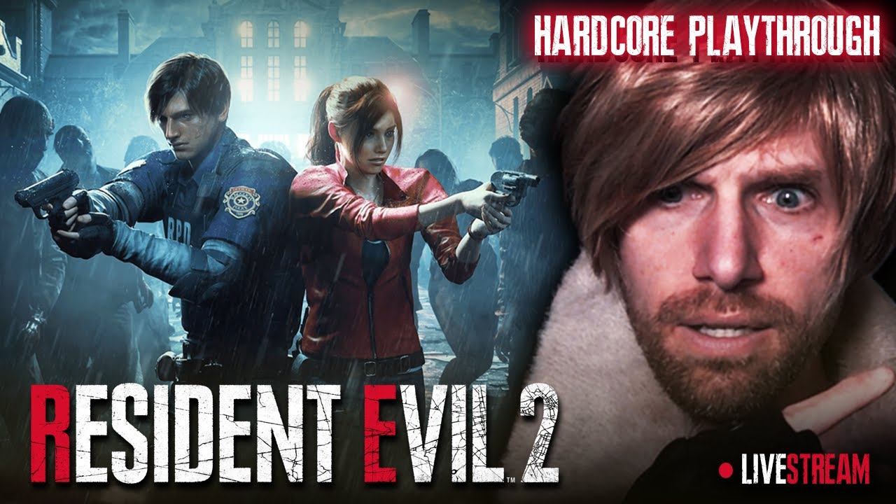 Leon Plays The Resident Evil 2 Remake - Hardcore Mode - YouTube
