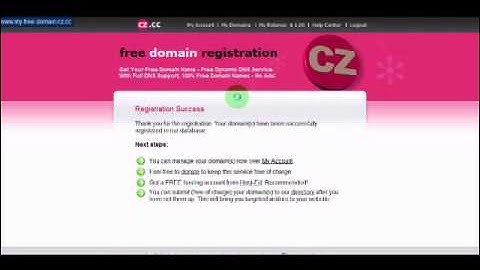 Free Domain with DNS + Free Hosting - No ads * Part 1