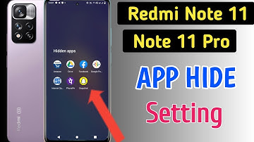 How to hide apps redmi note 11/redmi note 11 pro me app hide kaise kare/redmi apps hide