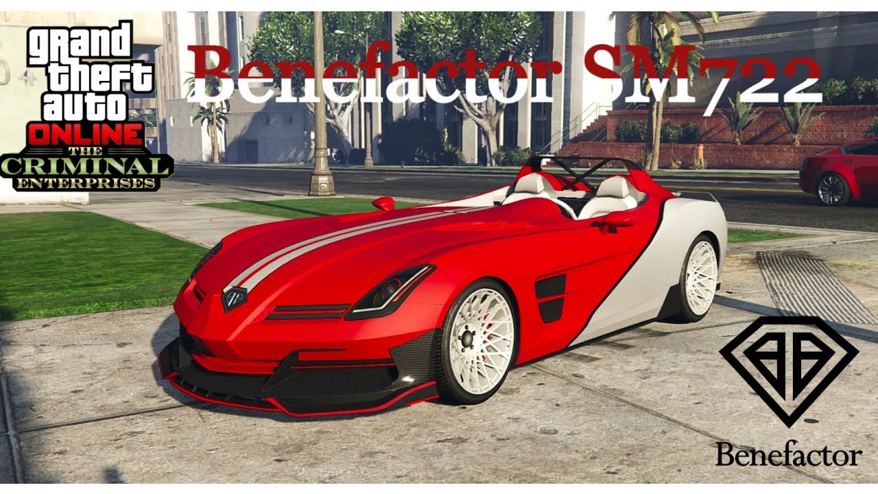 GTA 5 Online | Benefactor SM722 Dlc Vehicle (SLR McLaren Stirling Moss)