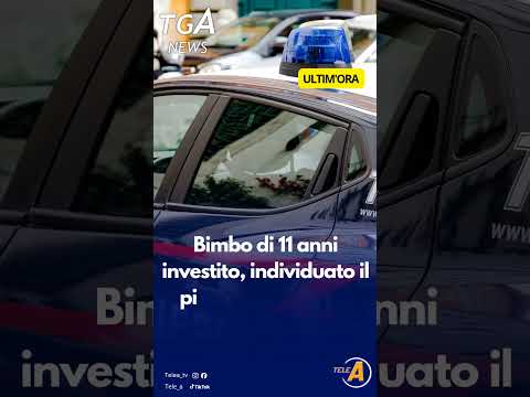 Video Arrestato il pirata della strada che ha ridotto in fin di vita un bambino di 11anni