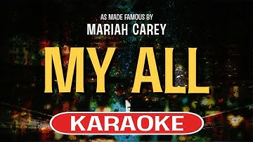 My All (Karaoke Version) - Mariah Carey 🎤 | With Lyrics & Instrumental
