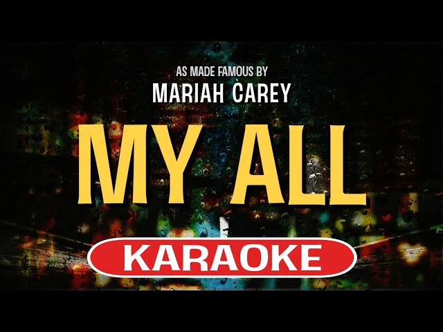 My All (Karaoke Version) - Mariah Carey class=