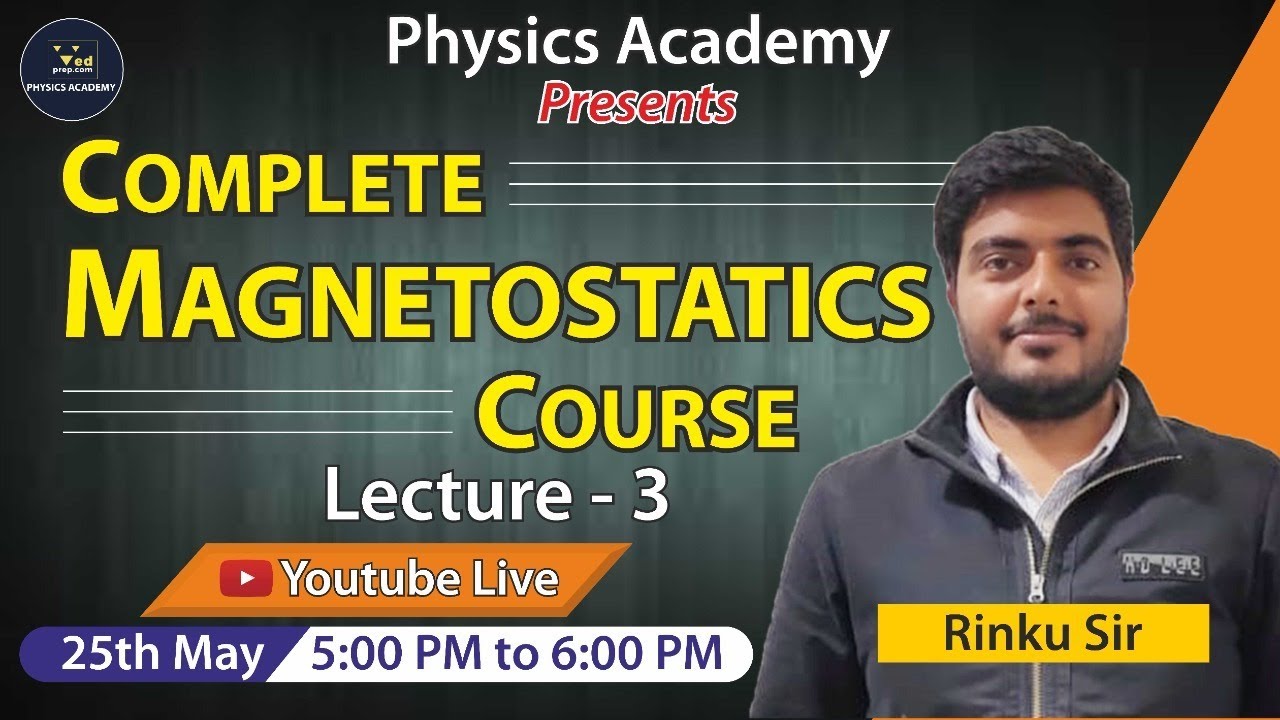 Magnetostatics | NET | GATE | JEST | TIFR | IIT JAM | MSc Entrance | Physics Academy