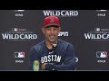 Alex Cora and Garrett Crochet Speak with the Media Ahead of Wild Card Series in NY