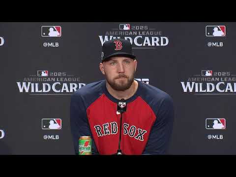 Alex Cora and Garrett Crochet Speak with the Media Ahead of Wild Card Series in NY