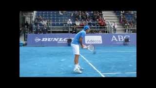 Roger Federer Practice MadridMasters1000 2012