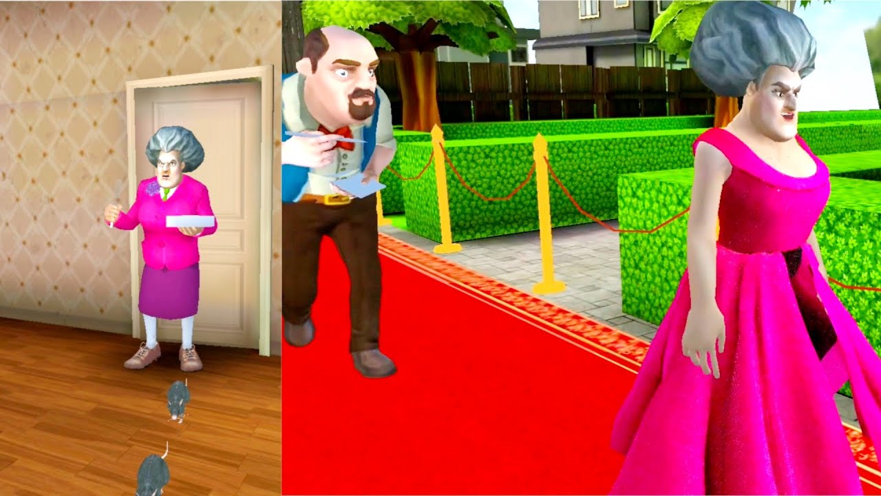 scary teacher 3d new levels blown up-rat attack