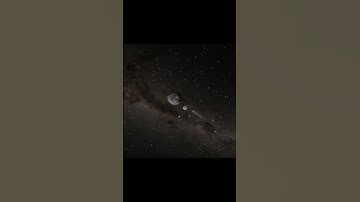 Dual asteriod collision! #shorts #space / SpaceSim