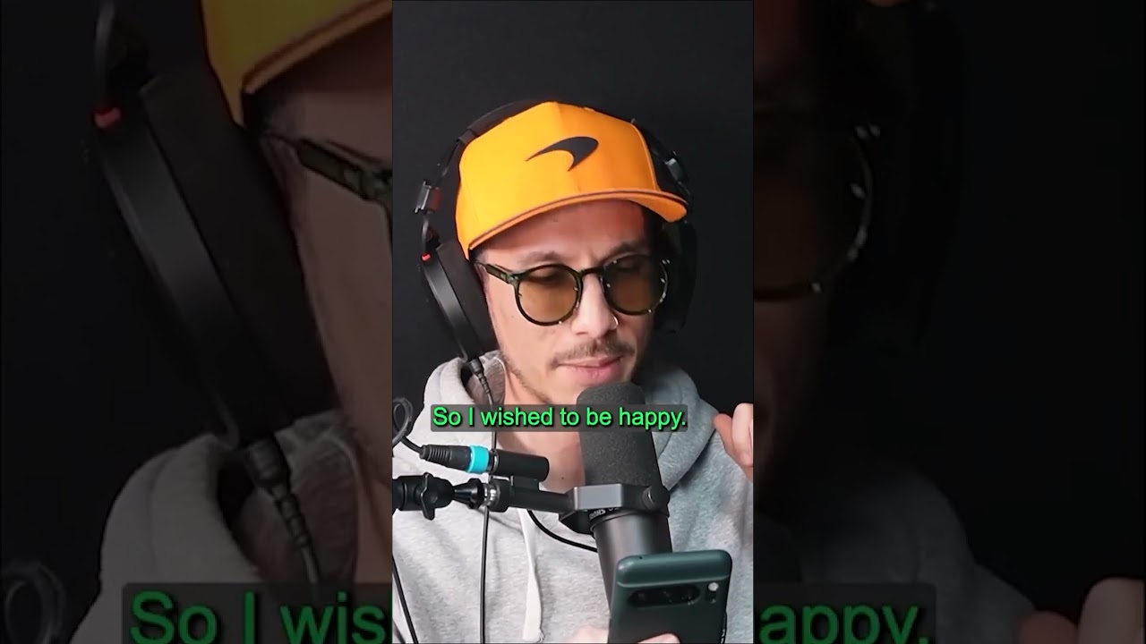 I want to be happy ....