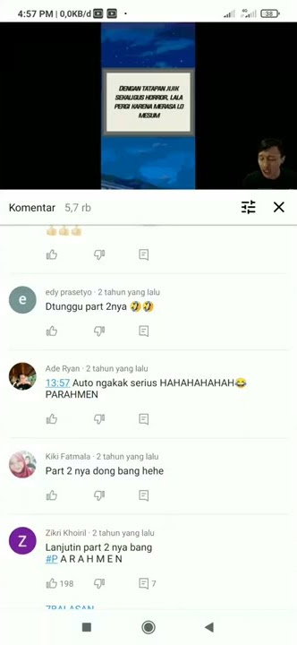 nada dering bkent 'siapa yg mau pecet toket kau di bioskop goblok'