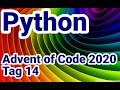 Advent of Code 2020, Python, Tag 14