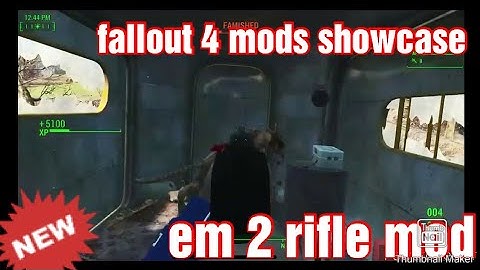 Fallout 4 mod : em 2 rifle no.9 mk1 mod : this is a cool weapon