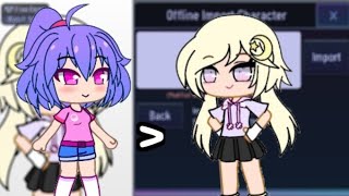 HOW TO OFFLINE IMPORT A OCS || GACHA CLUB TUTORIAL + VOICE REVEAL? screenshot 2