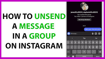 How to Unsend a Message in a Group Chat on Instagram in 2024