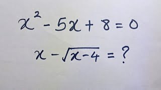 Only a Genius Can Solve This Algebra Equation | Maths Olympiad