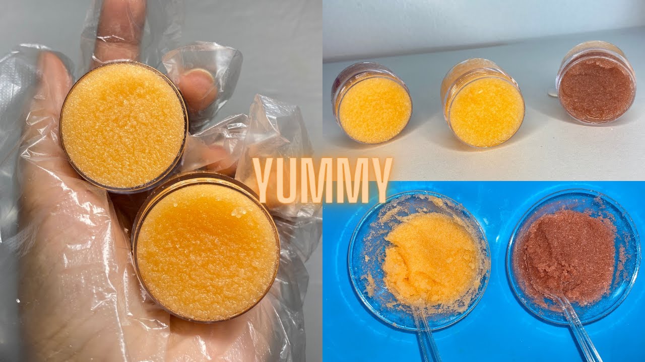 How to make lip scrub☺️/ DIY/Vegan Lip scrub/ How to make lip scrub at home/ lip scrub