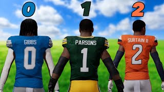 BUILT A TEAM WITH EVERY JERSEY NUMBER!! (MADDEN 26!!)