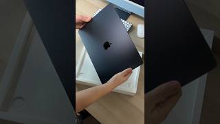 M3 Macbook Air 15 inch midnight unboxing (2024) - ASMR #macbookairm3 #unboxingshorts #asmrunboxing