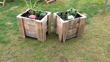 Building a pallet planter