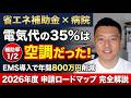 【省エネ補助金×EMS】病院・工場の電気代を年間15%削減｜空調見える化から2026年度申請ロードマップまで完全ガイド