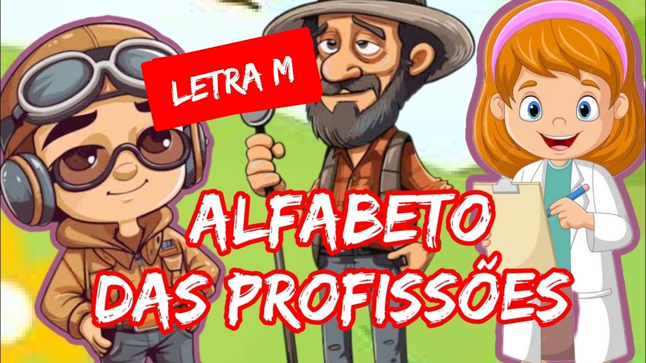 ALFABETO DAS PROFISSÕES -profissões com a letra M- palavras com a letra ...