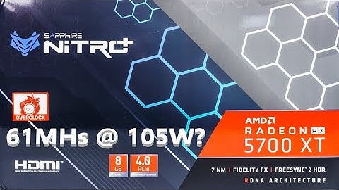 The Most Efficient AMD Card for Mining? AMD Radeon 5700 XT!