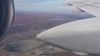 Alrosa Tu-154M RA-85684 'Izhma' Landing at Mirny, Sakha Republic