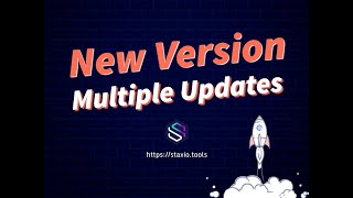 Staxio - New version published