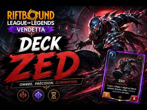 Zed présentation fr deck Vendetta