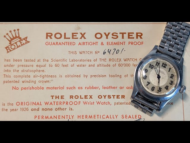 Watch Review - Vintage Rolex Oyster Junior Sport ref 64791 from