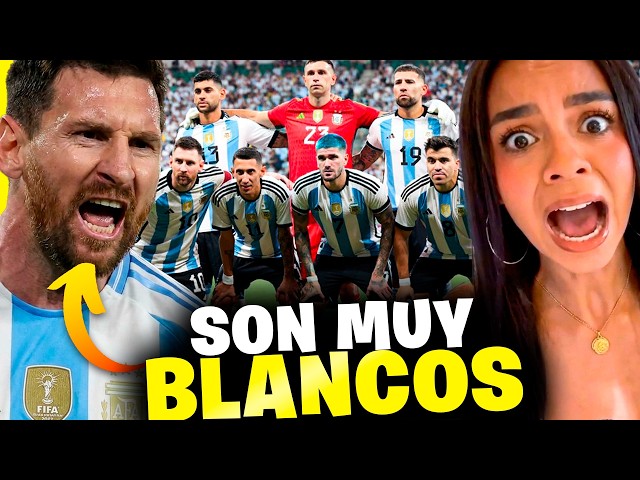 Francesa progre ENLOQUECE tras ver que los jugadores de Argentina son MUY BLANCOS 🤣