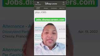 Quieres Trabajar en Disney actualmente hay más de 3,690 vacantes #jobs #disney  #shorts  #usa