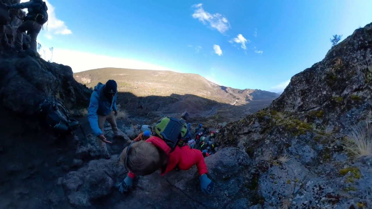 A real life perspective of the Barranco Wall!