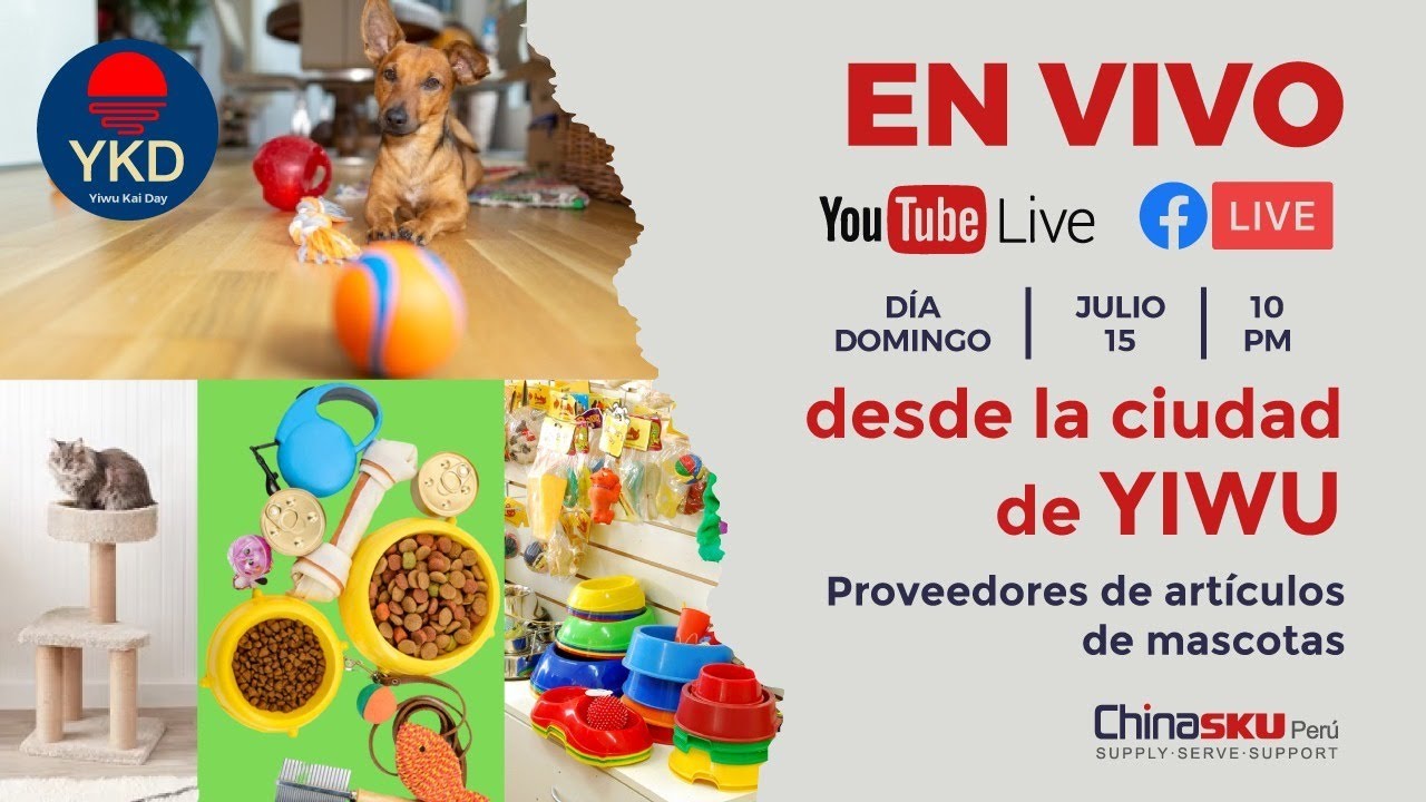 Proveedores de productos para mascotas desde China