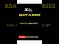 JSX : What and Why? | ☝️ Full video #reactjs #shorts