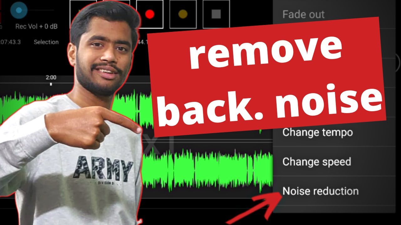 HOW TO REMOVE BACKGROUND NOISE IN VIDEO (android) / LEXIS AUDIO EDITOR IMPROVE AUDIO QUALITY