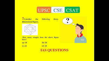 2018_Qn A1, Consider the following three- dimensional figure.How many tringles does... CSAT Solution