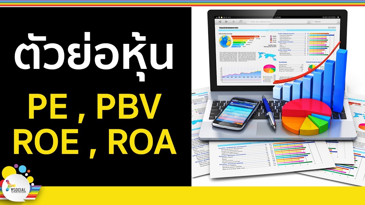 สอนเล่นหุ้น มือใหม่ (ตอนที่ 10 : P/E , P/BV , ROE , ROA คืออะไร? )