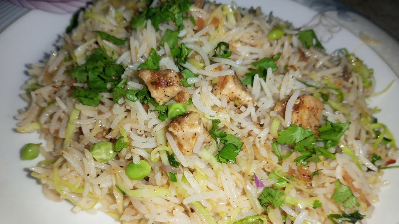 Restaurant Style Chicken Fried Rice Recipe Chinese Chicken Fried Rice