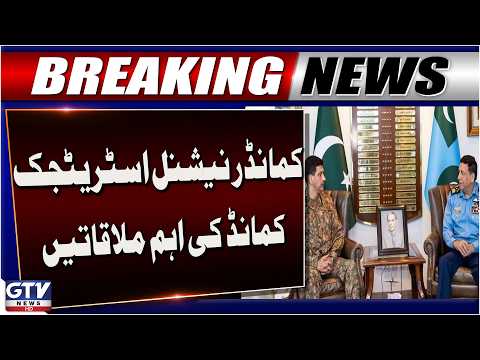 Gen Syed Amir Raza Meets Navy & Air Chiefs After Taking Charge of National Strategic Command