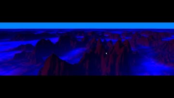 Flying Through Red Mountains (OpenGL Raytracer)