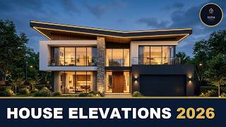 250+ Modern House Front Elevation Designs 2026 | Luxury Exterior & Facade Ideas
