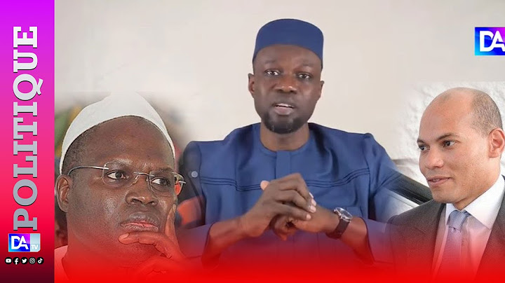 Sonko avertit:" Nous ne sommes ni Khalifa Sall, ni Karim Wade! On ne fait pas de deal ni de négociat