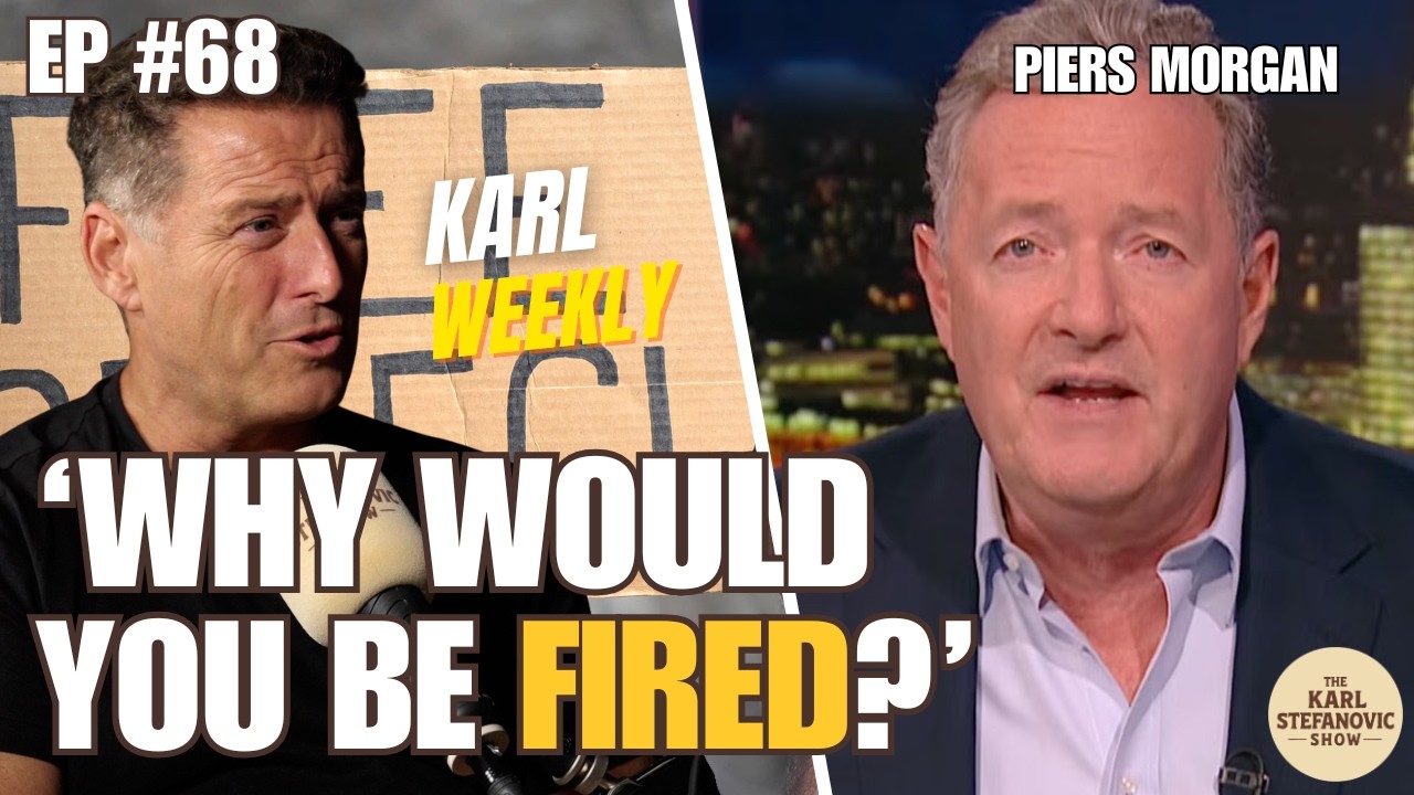 Piers Morgan Reacts to Karl Stefanovic's Shock News