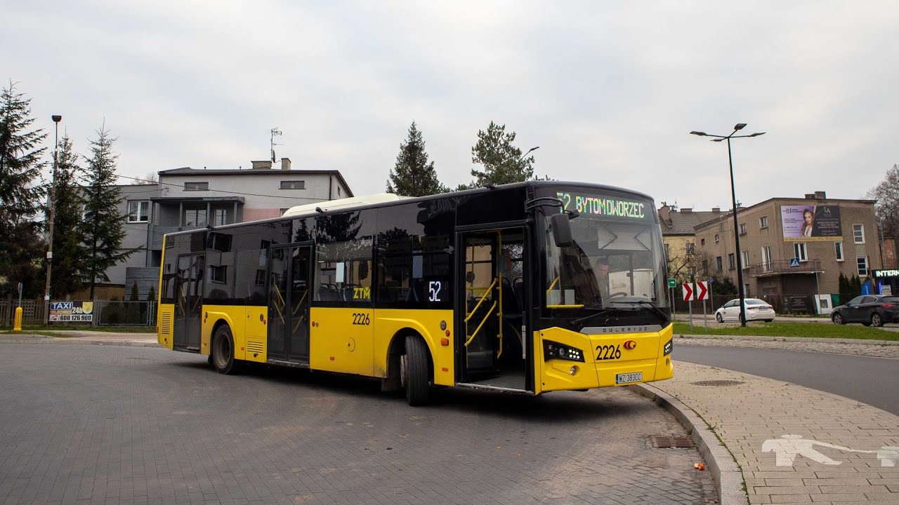 [Linia 52] Bytom Dworzec - Wojkowice Park (p. Kamyce) (Güleryüz Ecoline 12 #2224)